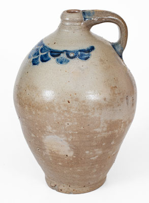 Stoneware Jug with Impressed Drape Decoration attrib. Crolius, Manhattan