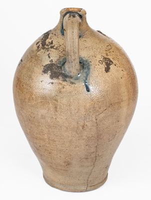 Manhattan Stoneware Jug w/ Incised Floral Decoration, possibly David Morgan, c1800