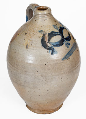 COMMERAW S Stoneware Jug by African-American New York City Potter, Thomas Commeraw