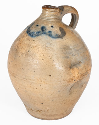 C. CROLIUS / STONEWARE / MANUFACTURER / MANHATTAN WELLS / NEW YORK Jug