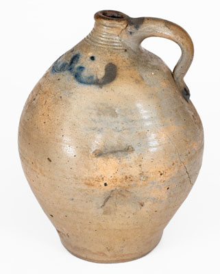 C. CROLIUS / STONEWARE / MANUFACTURER / MANHATTAN WELLS / NEW YORK Jug