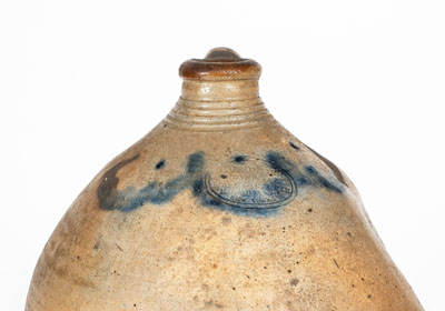 C. CROLIUS / STONEWARE / MANUFACTURER / MANHATTAN WELLS / NEW YORK Jug