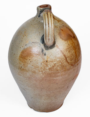 Fine 4 Gal. Ohio Stoneware Jug w/ Incised Floral and Berry Decoration
