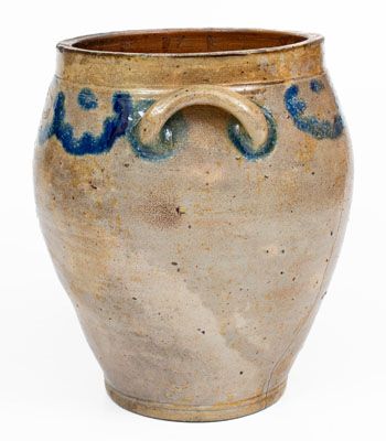 4 Gal. C. CROLIUS / STONEWARE / MANUFACTURER / MANHATTAN WELLS / NEW YORK Jar