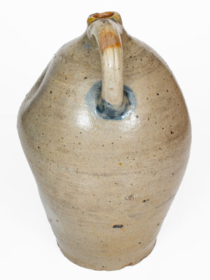 C. CROLIUS / MANUFACTURER / NEW YORK Ovoid Stoneware Jug
