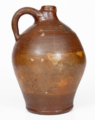 Small-Sized Iron-Decorated BOSTON Stoneware Jug, Frederick Carpenter, early 19th century