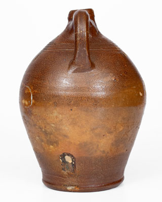 Small-Sized Iron-Decorated BOSTON Stoneware Jug, Frederick Carpenter, early 19th century
