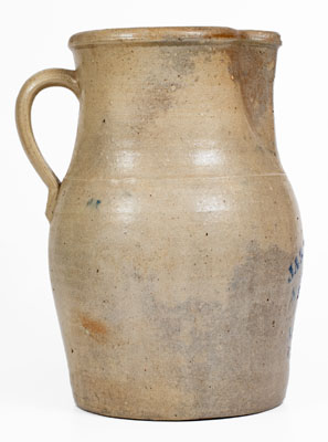 JAS. BENJAMIN / WHOLESALE STONEWARE DEPOT / CINCINNATI, O. Stoneware Pitcher