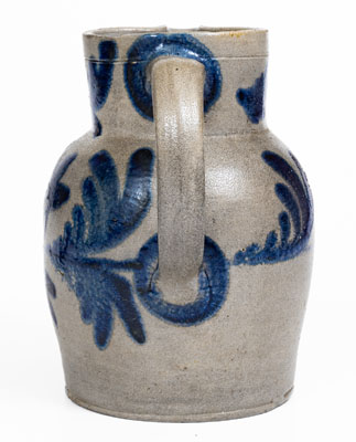 Baltimore, MD Stoneware Pitcher w/ Floral Decoration, circa 1830