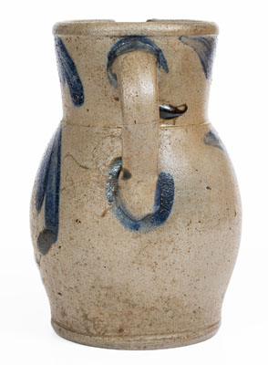 1/2 Gal. Baltimore Stoneware Pitcher w/ Swag Decoration, circa 1860