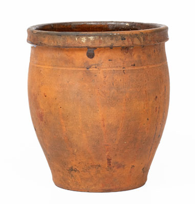 Scarce J. CAREY & CO., Shippensburg, PA Redware Jar