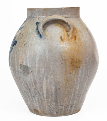Scarce L. MARSILLIOT, Euclid, Ohio Stoneware Jar, c1830