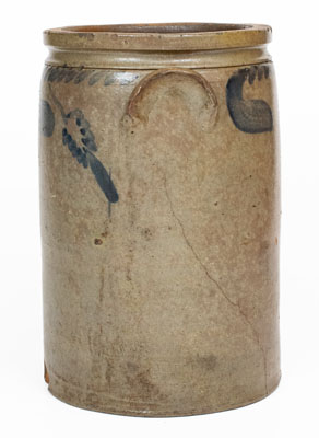 3 Gal. W. H. CRISMAN / STRASBURG, VA Stoneware Jar
