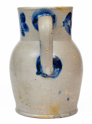 Remmey (Philadelphia, PA) Stoneware Pitcher w/ Floral Decoration