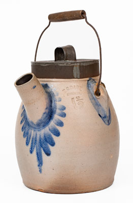 T. G. DAUB / EASTON, PA Stoneware Batter Pail