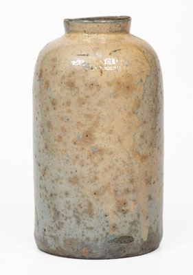 JOHN BELL / WAYNESBORO, PA Stoneware Canning Jar w/ Celadon Glaze