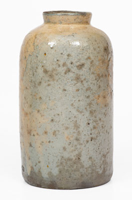 JOHN BELL / WAYNESBORO, PA Stoneware Canning Jar w/ Celadon Glaze