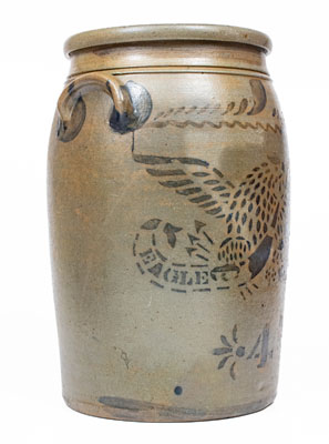 Four-Gallon EAGLE POTTERY (James Hamilton & Co., Greensboro, PA) Stoneware Jar