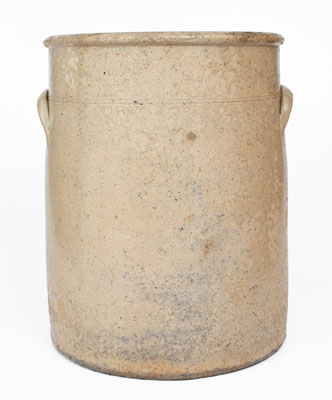 8 Gal. Ohio Stoneware Crock w/ Elaborate Rochester-Style Slip-Trailed Decoration
