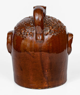 Rare and Fine Ohio Stoneware Face Jug, late 19th / early 20th century