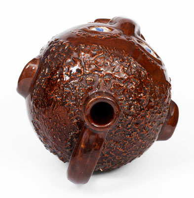 Rare and Fine Ohio Stoneware Face Jug, late 19th / early 20th century