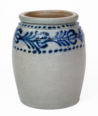 Scarce and Fine B.C. MILBURN / ALEXA (Alexandria, VA) Half-Gallon Stoneware Jar