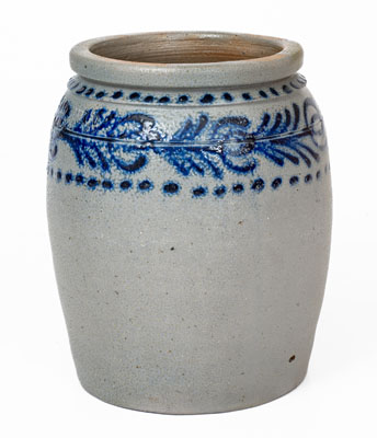 Scarce and Fine B.C. MILBURN / ALEXA (Alexandria, VA) Half-Gallon Stoneware Jar