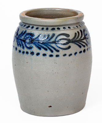 Scarce and Fine B.C. MILBURN / ALEXA (Alexandria, VA) Half-Gallon Stoneware Jar