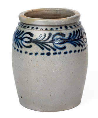 Scarce and Fine B.C. MILBURN / ALEXA (Alexandria, VA) Half-Gallon Stoneware Jar