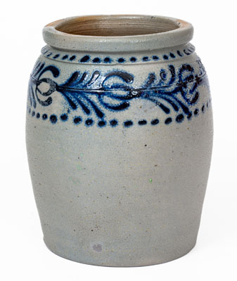 Scarce and Fine B.C. MILBURN / ALEXA (Alexandria, VA) Half-Gallon Stoneware Jar