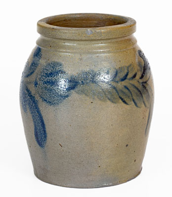 Half-Gallon H.C. SMITH / ALEXA / D.C. (Alexandria, VA) Stoneware Jar, c1835