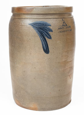 Rare CHARLOTTE, NC Stoneware Advertising Jar, Baltimore origin