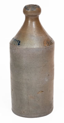 Baltimore Stoneware Bottle Marked BOSTON R. BEER / COLE & CO, c1845