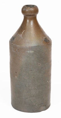 Baltimore Stoneware Bottle Marked BOSTON R. BEER / COLE & CO, c1845