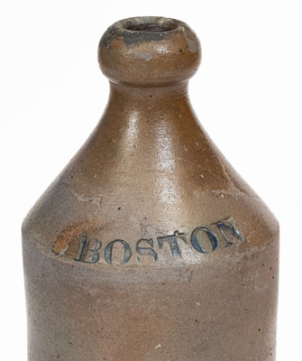 Baltimore Stoneware Bottle Marked BOSTON R. BEER / COLE & CO, c1845