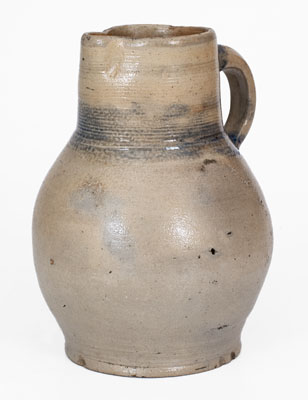 Extremely Rare Northeastern Stoneware Pitcher, possibly Manhattan, 18th century