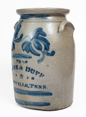 Scarce and Fine SPIRE & DUFF / NASHVILLE, TENN. Advertising Jar, Beaver, PA origin