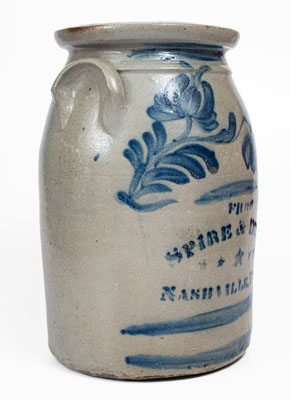 Scarce and Fine SPIRE & DUFF / NASHVILLE, TENN. Advertising Jar, Beaver, PA origin