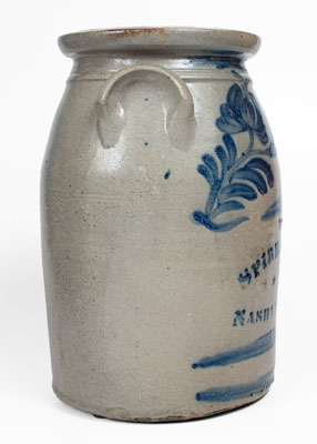 Scarce and Fine SPIRE & DUFF / NASHVILLE, TENN. Advertising Jar, Beaver, PA origin