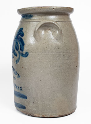 Scarce and Fine SPIRE & DUFF / NASHVILLE, TENN. Advertising Jar, Beaver, PA origin