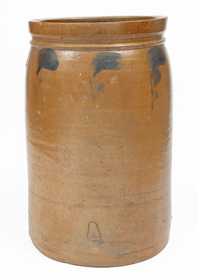 2 Gal. J. SWANK & CO. / JOHNSTOWN, PA Decorated Stoneware Jar