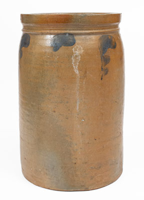 2 Gal. J. SWANK & CO. / JOHNSTOWN, PA Decorated Stoneware Jar