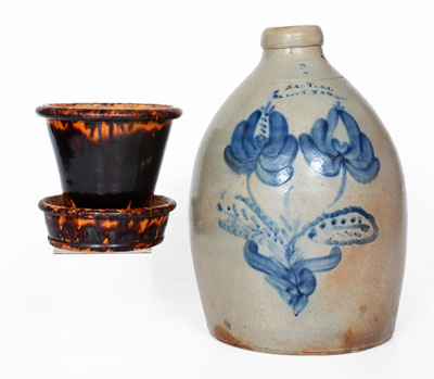 Lot of Two: American Pottery from PA and NY