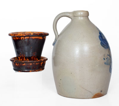 Lot of Two: American Pottery from PA and NY