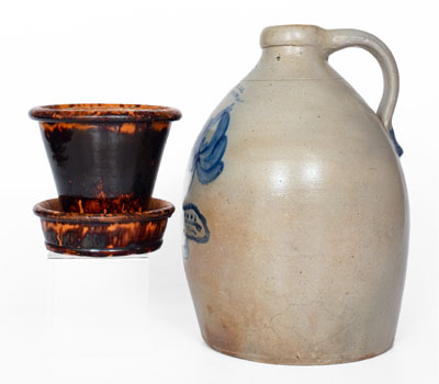 Lot of Two: American Pottery from PA and NY