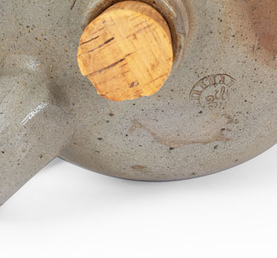 Lot of Four: Marked Stoneware Vessels, Mid-Atlantic origin