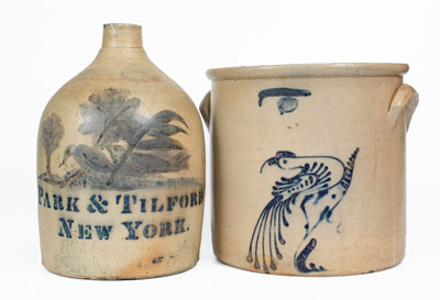 Lot of Two: New York State Stoneware