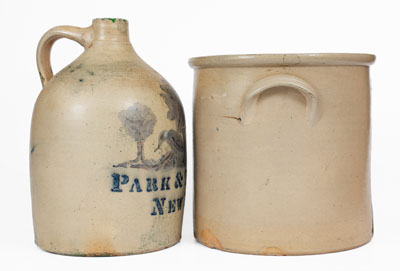 Lot of Two: New York State Stoneware