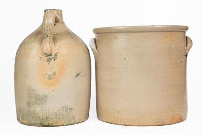 Lot of Two: New York State Stoneware