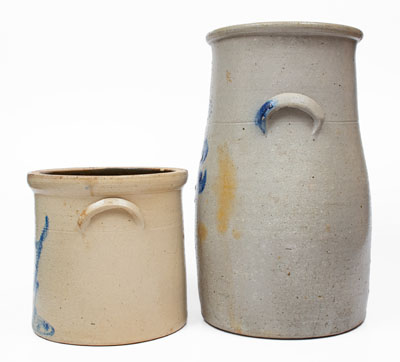 Lot of Two: American Stoneware Vessels